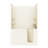 Tucson 60 " L x 30 " W Walk-in and Mounting / Installation Required Fiberglass Bathtub with Faucet-23011308-23011310