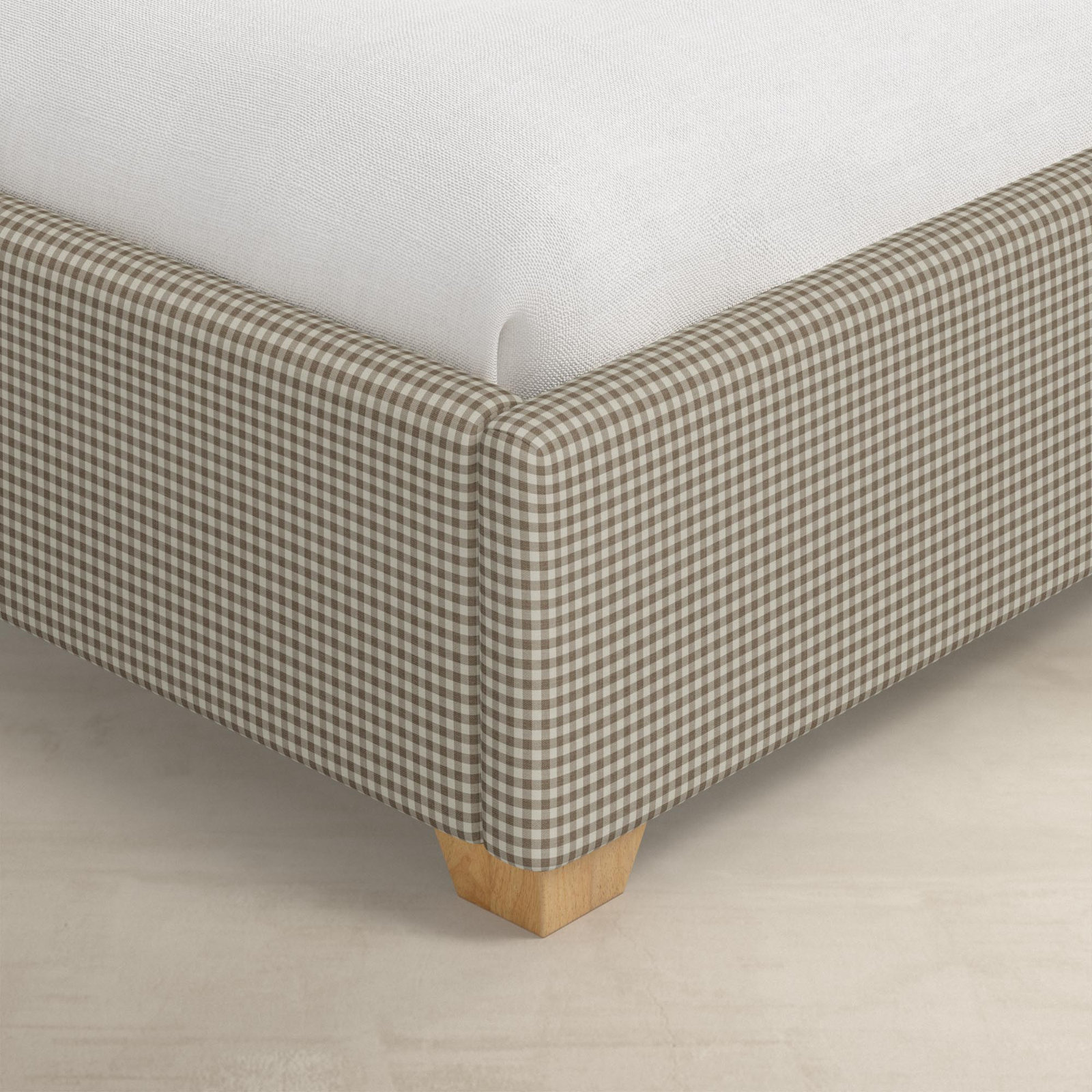 Stoffer Home x Cloth & Co. Julia Platform Bed, King, Burlap