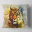Mighty Tiger avec visage mystique - oreiller imprimé animal-30967686-30967689