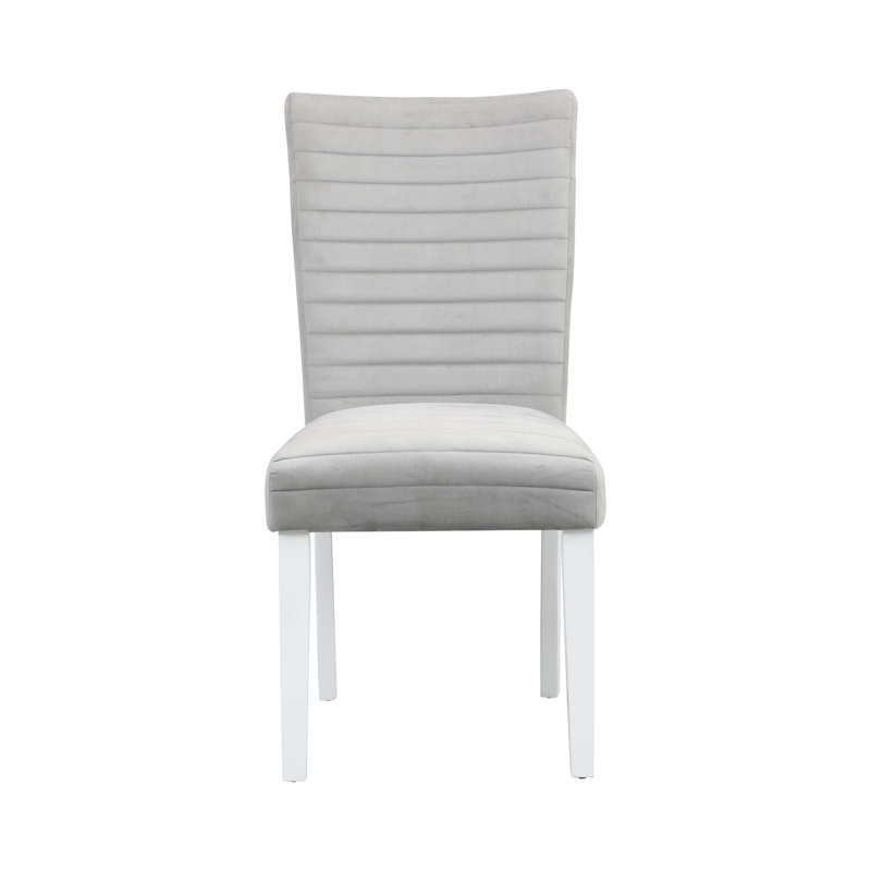 Ensemble de 2 chaises d'appoint en velours très brillantes élisaveta