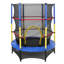 Freeport Park 137.2cm Round Backyard Trampoline with Safety Enclosure with Handlebar