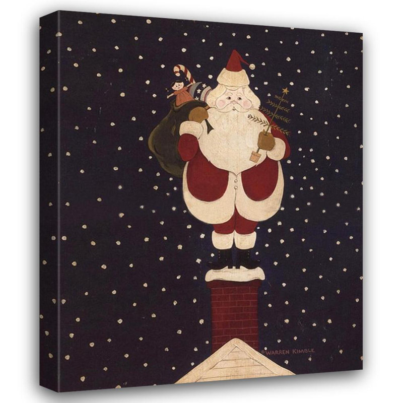 Cheminée Père Noël, H 24 po x l 19 po