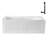 Streamline 60 in. x 32 in. Acrylic Left-Hand Drain Alcove Bathtub in Glossy White With External Drain-108301914