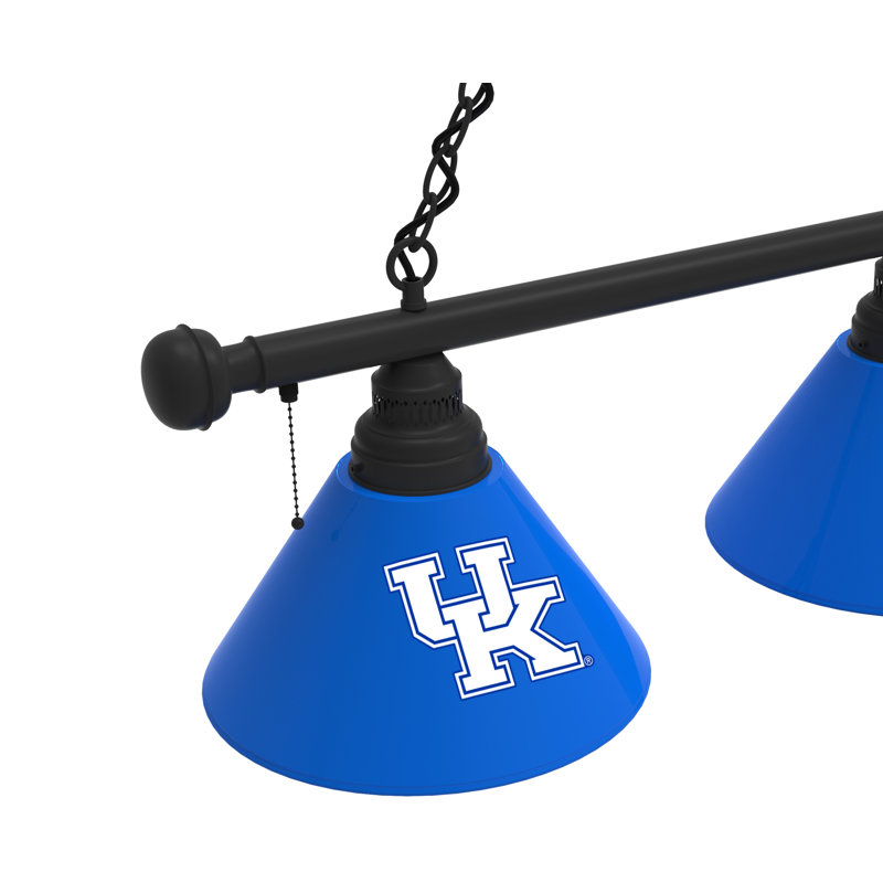 3 - Light Pool Table Lights Pendant, Black, Kentucky Wildcats