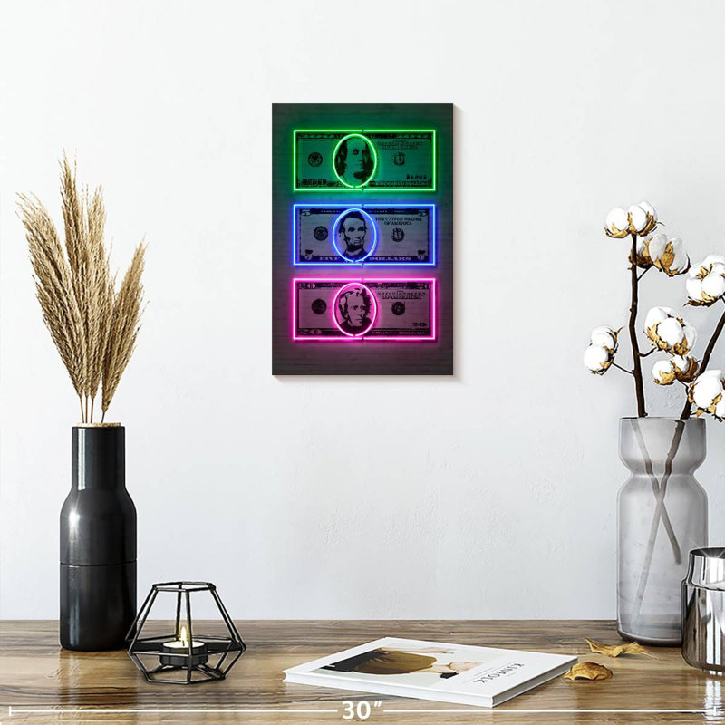 Kerner Dollars, 12" H x 8" W