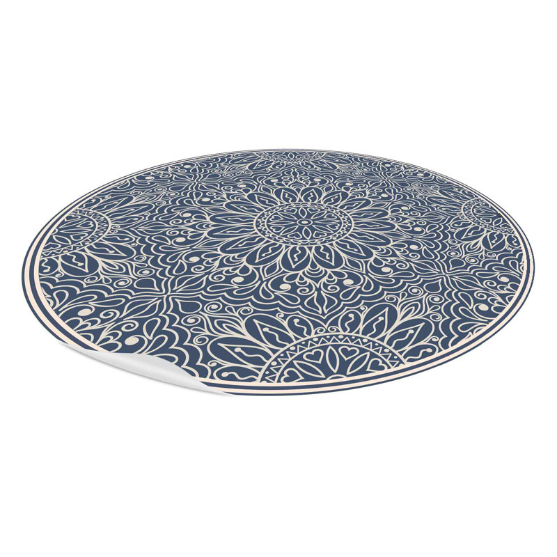 Hoboken Non-Slip Indoor Doormat, Round 136cm