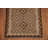 Brown Wool Kilim Oriental Area Rug 4x7