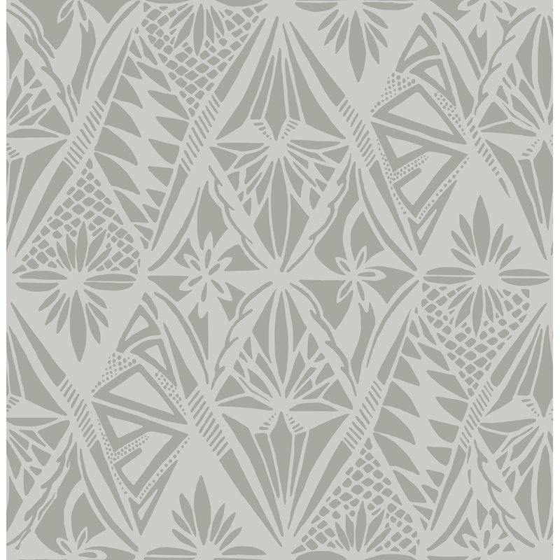 Papier peint Urbane Light Diamonds, Gris