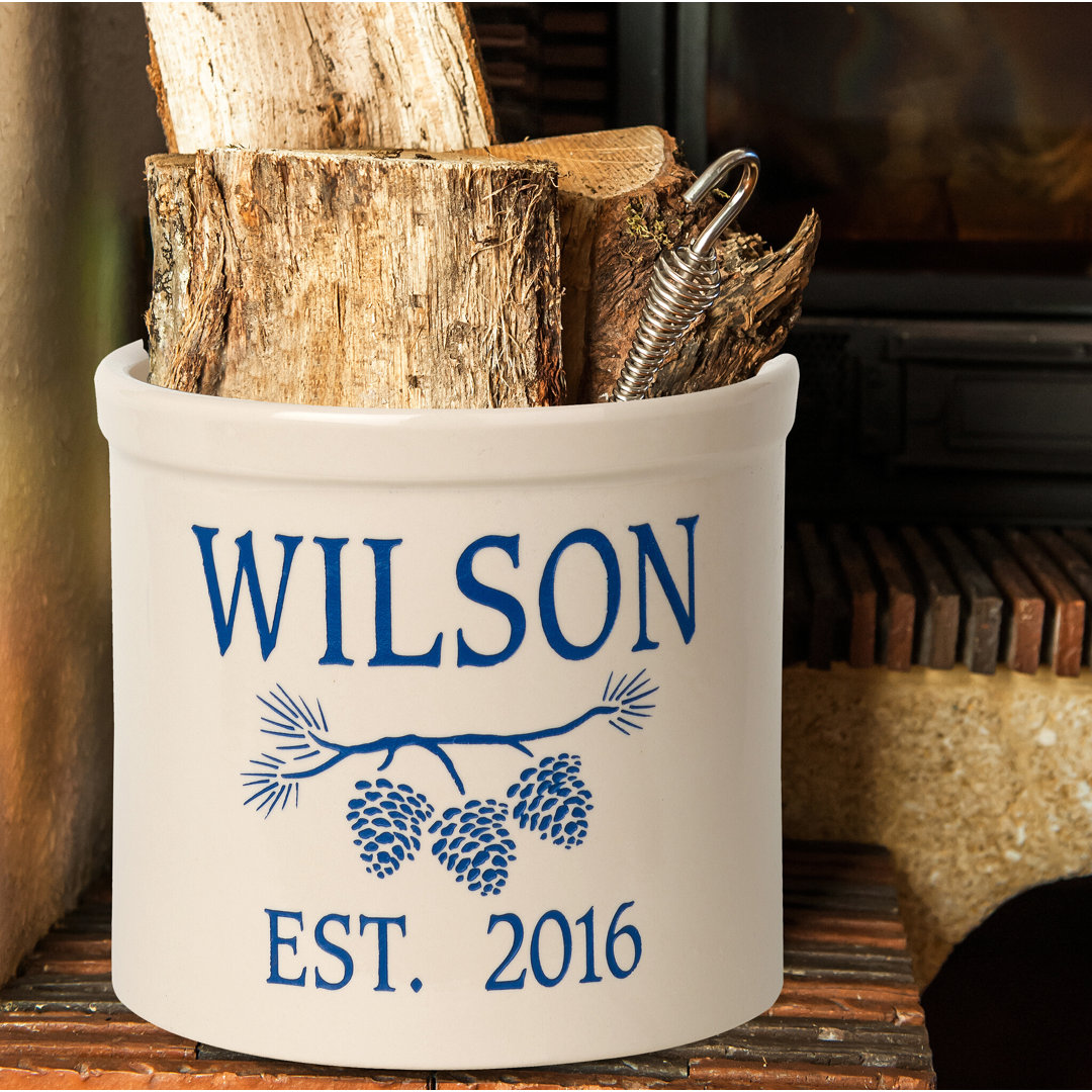 Woodley Ceramic Pot Planter August Grove® 