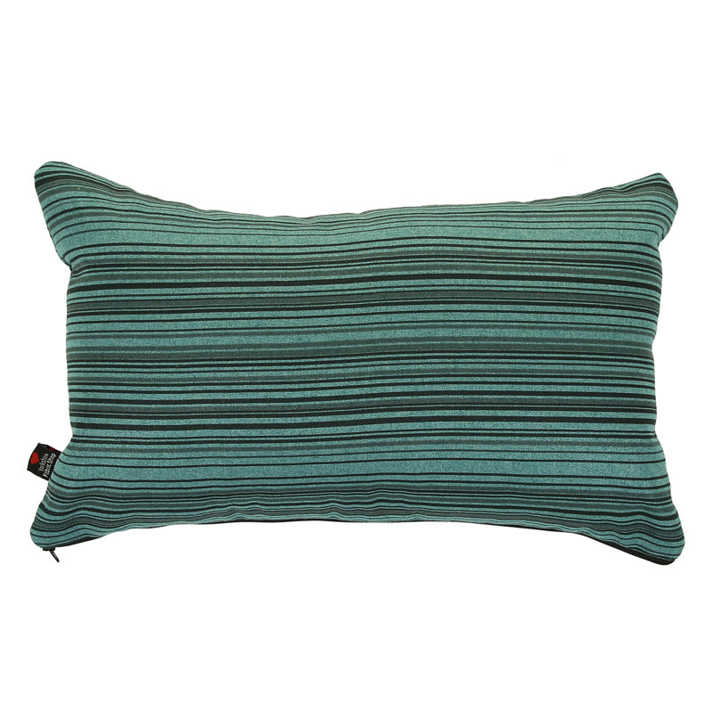 Aloysius Striped Rectangular Cushion, Green