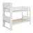 Wood Bed With Shelves Headboard, Safety Guardrails And Ladder, Convertible To 2 Beds-1971269709