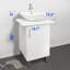 Ensemble de meuble-lavabo moderne en céramique-325309251