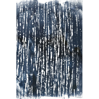 Motif d'encre indigo III