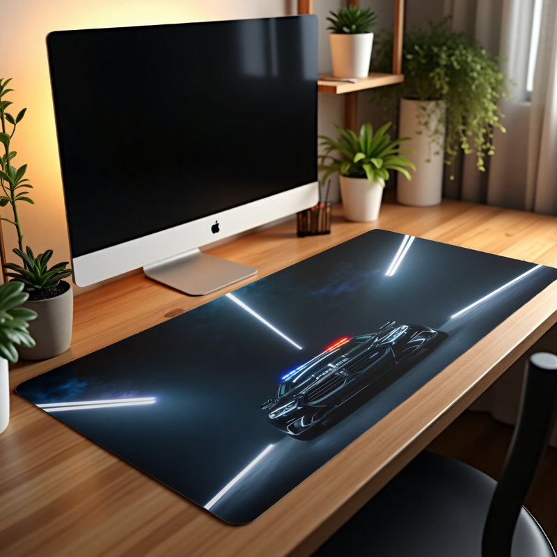 Polyester Desk Pad, 31.5x15.5