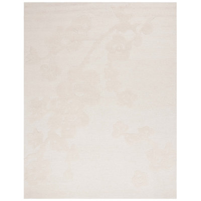 Kebbie Hand Tufted Wool Pile Floral Rug