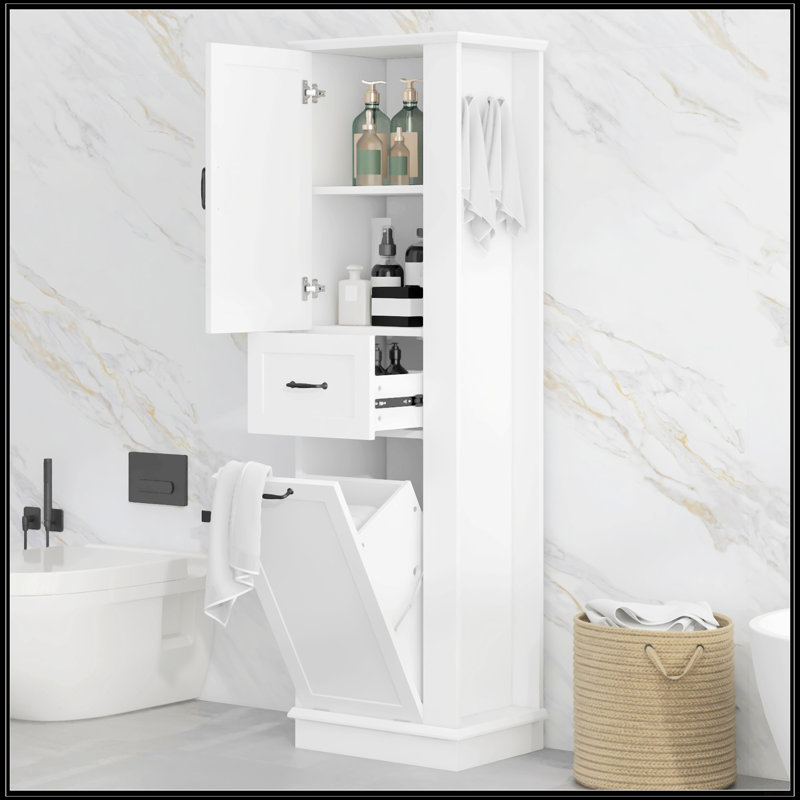 Grande armoire de rangement moderne, Blanc