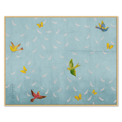 Plumes, bleu (var. 2)