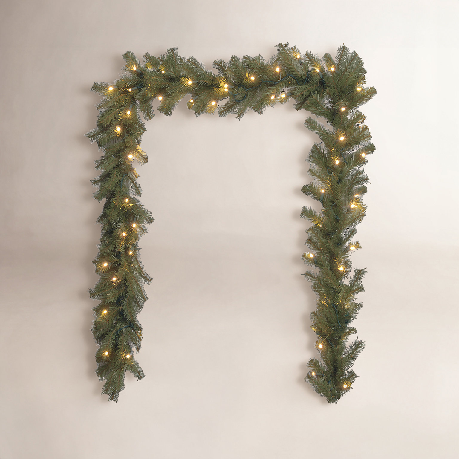 108" Pre-Lit Fir Christmas Garland