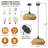 16'' 2-Light Rattan Pendant Light