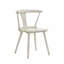 Chaise d'intérieur, chaise d'appoint de salle à manger rustique 2 pièces, chaise à structure en bois