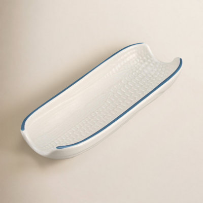 Stoneware Corn Holder