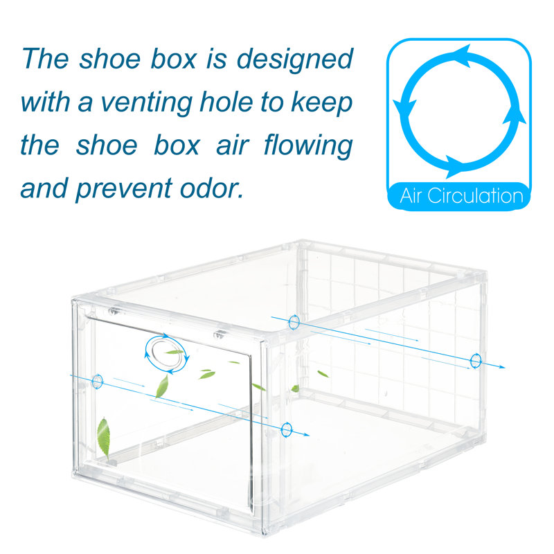 Boîte à chaussures en plastique