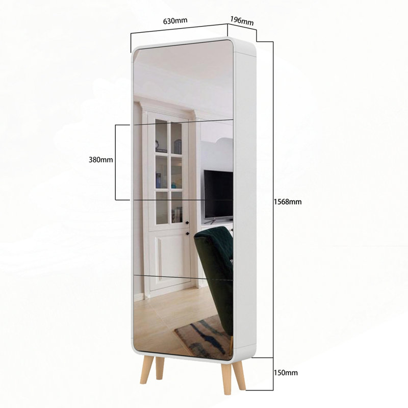 Armoire à chaussures avec 4 miroirs Modern Arc Design