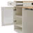 K&k 59.5" White Kitchen Island With Extendable Dining Table | Double-sided Storage, 2 Drawers & Built-in Power Outlet-663474354