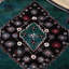 Tapis oriental vert / noir Djenaba-1206015455