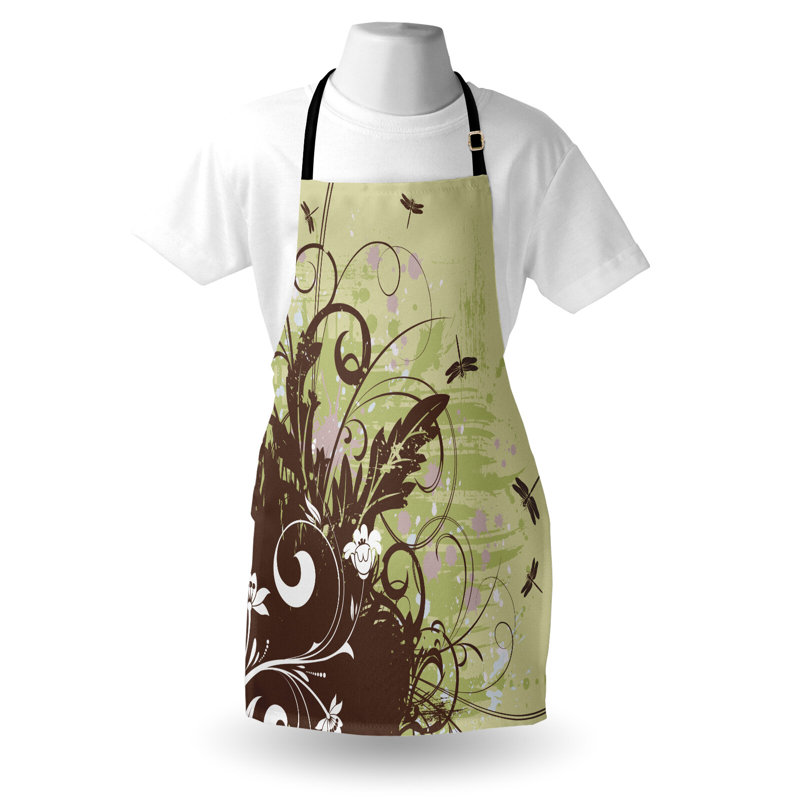 No Pattern Bib Apron