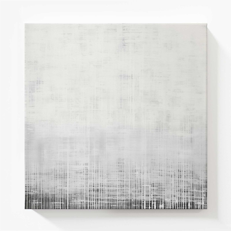 Impression sur toile Whiteout Rhythm II, Toile tendue, 1, H 48 po x l 48 po x P 1,25 po