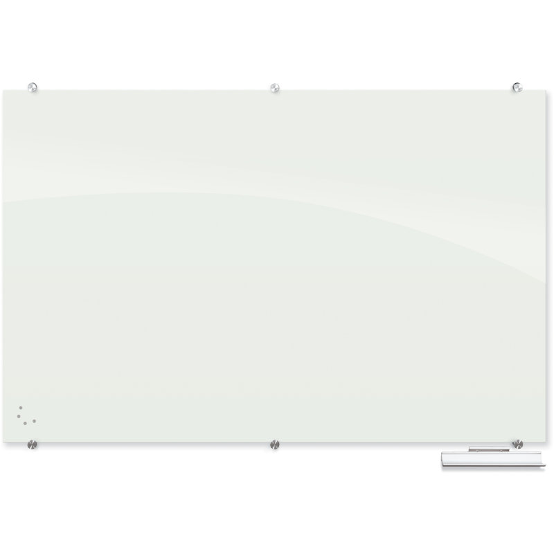 Tableau effaçable mural en verre Visionary, H 47,24 po x L 70,87 po, Blanc