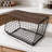 Coffee Bar Organizer with Shelf for K Cup and Espresso Pods, Wire Coffee Station Organizer for Countertop, Hanging Basket for Kitchen Storage