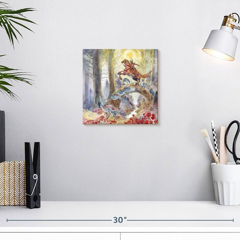 Senne Red Knight Of Burning Day, 10" H x 10" W