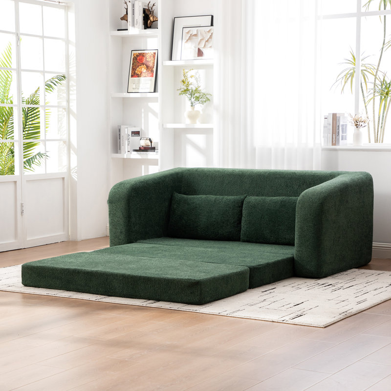 Lit en chenille, pliable et convertible, mousse haute densité, fond imperméable, pour se prélasser dans la salle de jeux