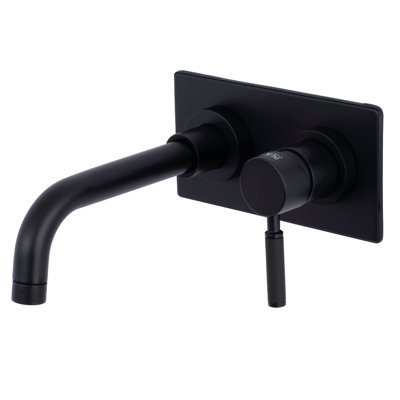 Kingston Brass Kaiser Single-Handle 2-Hole Wall Mount Bathroom Faucet