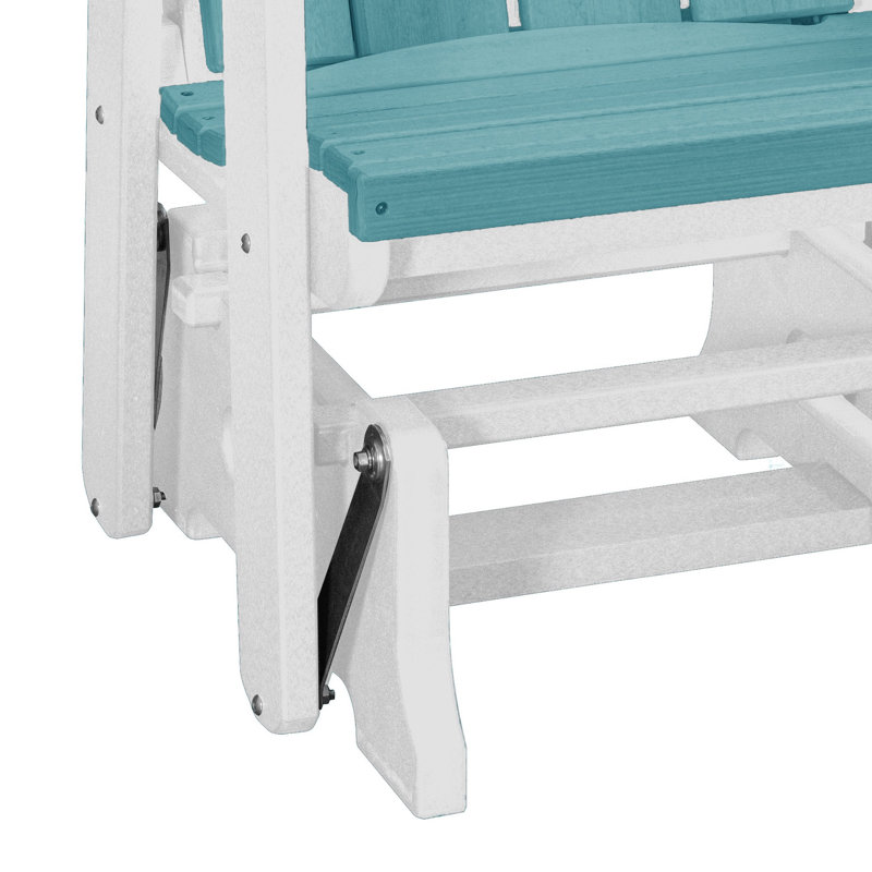 Fauteuil oscillant Brandon American Furniture Classics Model 415WWWT, Bleu / blanc