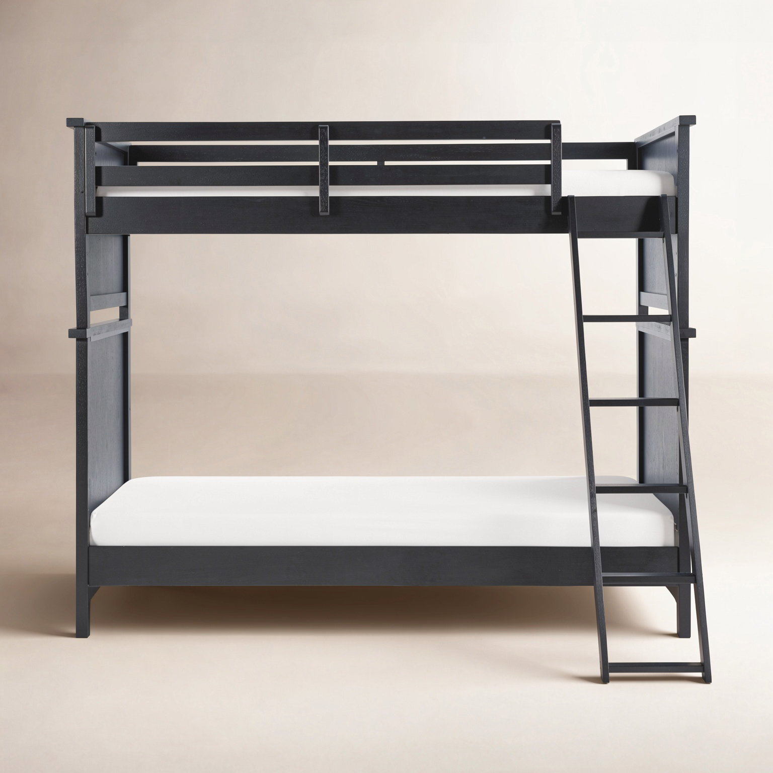 Today's Traditions Bunk Bed With Ladder, Blacksmith, Twin Over Twin