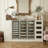 25 Drawers Dresser With Acrylic Front & Gold Handles - Large Storage Chest For Bedroom