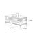 Load-bearing and durable coffee table