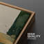 «Sage Green Gold Layered Block Abstract Art», images de salon, impression sur toile encadrée, 3 pièces-131500769-131500772