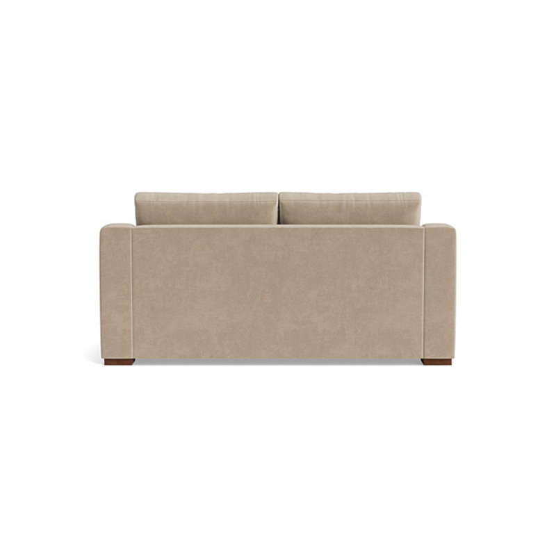 Lucca Loveseat (70"), Velvet - Beige