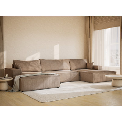 6 Seater Reclining Corner Sofa 