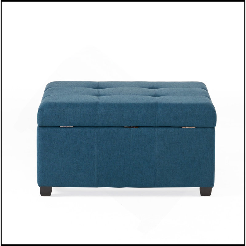 OTTOMAN DE RANGEMENT, Navy Blue