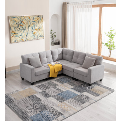 Canapé modulaire de coin 82 po