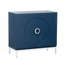 Armoire de rangement simple, armoire d'appoint, armoire à 2 portes avec poignée unique-961212502