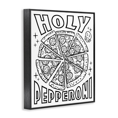 «Saint Pepperoni Pizza», estampe numérique, conception de Ziwei Li