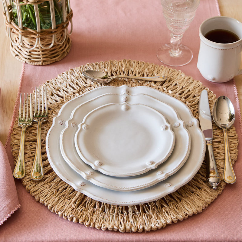Berry & Thread 20 - Piece Place Setting, Bright Satin/Gold