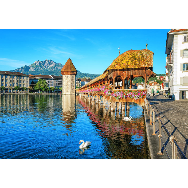 Lucerne Switzerland 2.54m x 366cm Wall Mural