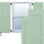Americraft Two Equal Flat Panel Shutters (Per Pair)-75077838-75077874-75077876